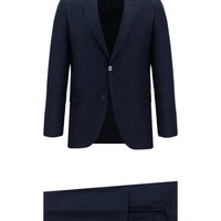 Koyu Lacivert Slim Fit Dar Kesim Klasik Takım Elbise