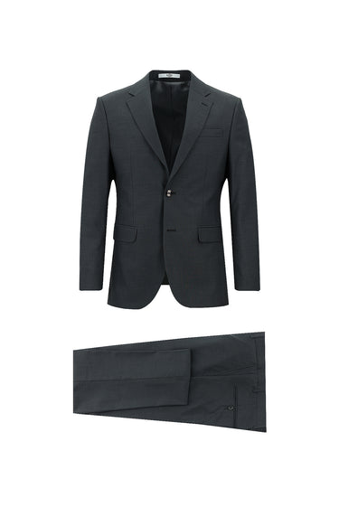 Koyu Füme Relaxed Fit Rahat Kesim Klasik Takım Elbise