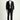 Siyah Super Slim Fit Ekstra Dar Kesim Klasik Takım Elbise