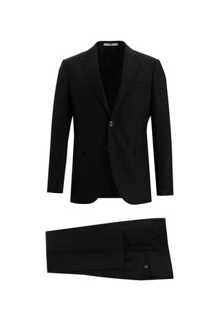 Siyah 7 Drop Slim Fit Dar Kesim Takım Elbise