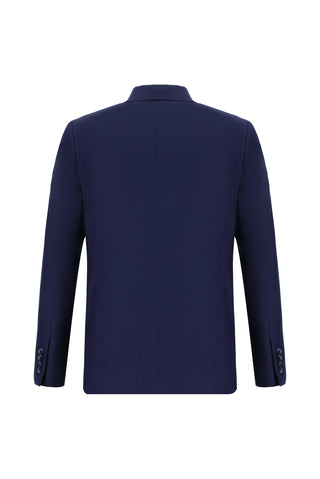 Koyu Lacivert 7 Drop Slim Fit Dar Kesim Takım Elbise