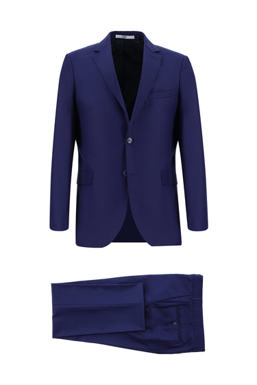 Koyu Lacivert Regular Fit Klasik Takım Elbise