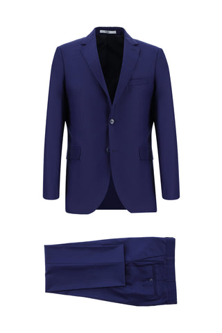 Koyu Lacivert 6 Drop Regular Fit Standart Kesim Takım Elbise