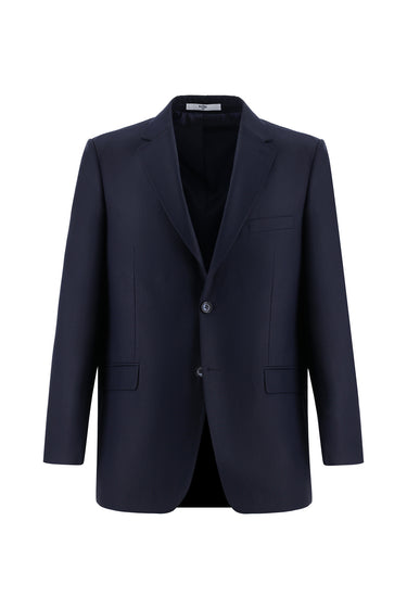 Koyu Lacivert Relaxed Fit Rahat Kesim Klasik Takım Elbise