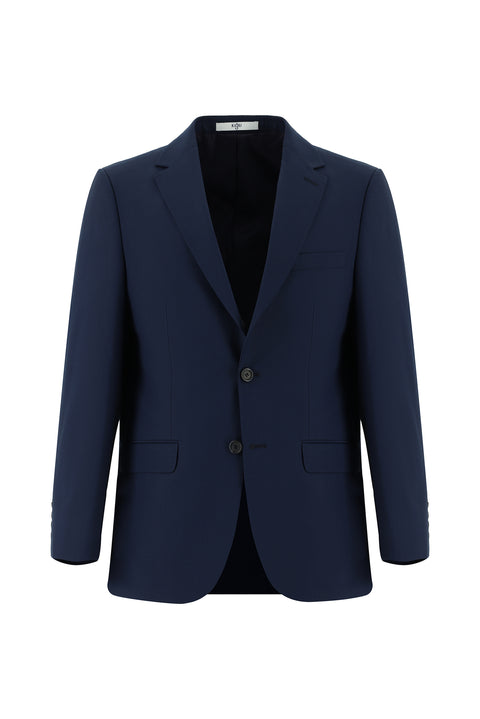 Orta Lacivert 4 Drop Relaxed Fit Rahat Kesim Takım Elbise