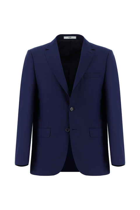 Koyu Mavi 4 Drop Relaxed Fit Rahat Kesim Takım Elbise