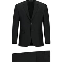 Siyah Relaxed Fit Rahat Kesim Klasik Takım Elbise