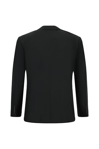 Siyah 4 Drop Relaxed Fit Rahat Kesim Takım Elbise