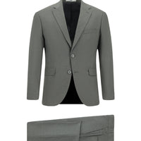 Açık Füme Slim Fit Dar Kesim Klasik Takım Elbise