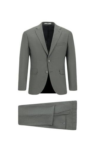Açık Füme 7 Drop Slim Fit Dar Kesim Takım Elbise