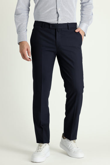 Koyu Lacivert Super Slim Fit Ekstra Dar Kesim Klasik Takım Elbise