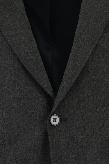 Koyu Füme Slim Fit Dar Kesim Klasik Takım Elbise