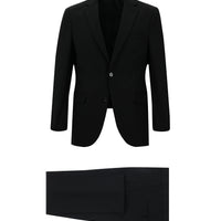 Siyah 7 Drop Slim Fit Dar Kesim Takım Elbise