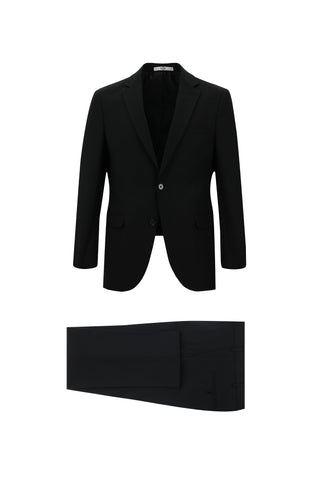 Siyah 7 Drop Slim Fit Dar Kesim Takım Elbise