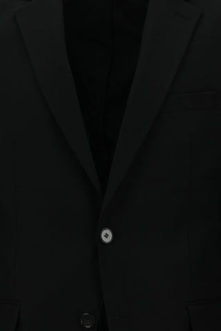 Siyah 7 Drop Slim Fit Dar Kesim Takım Elbise