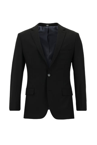 Siyah 7 Drop Super Slim Fit Eksra Dar Kesim Takım Elbise