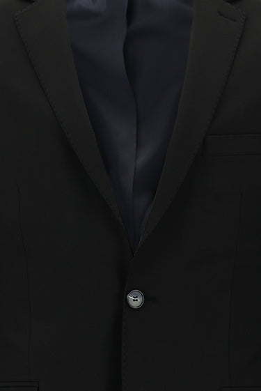 Siyah Super Slim Fit Ekstra Dar Kesim Klasik Takım Elbise