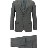 Koyu Füme 7 Drop Super Slim Fit Eksra Dar Kesim Takım Elbise