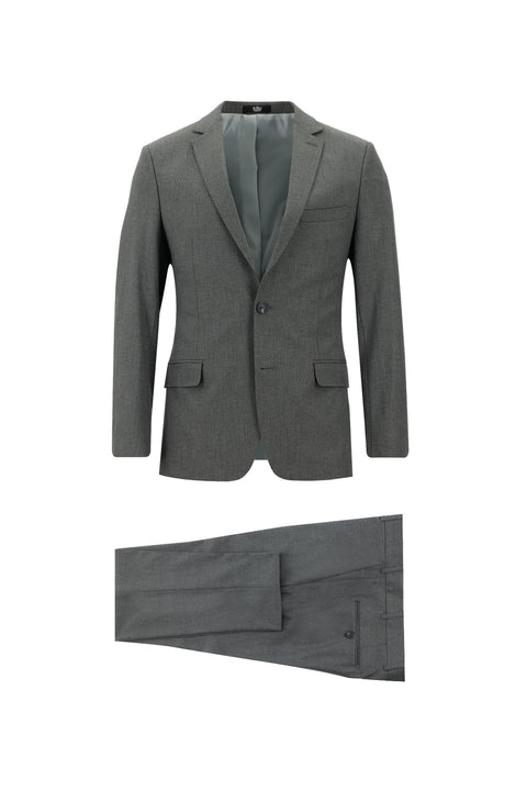 Koyu Füme 7 Drop Super Slim Fit Eksra Dar Kesim Takım Elbise