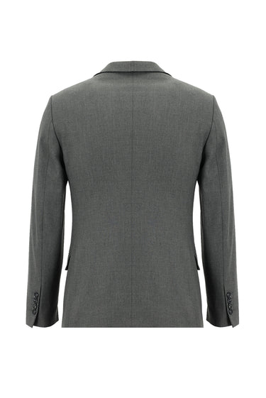 Koyu Füme Super Slim Fit Ekstra Dar Kesim Fit Klasik Takım Elbise