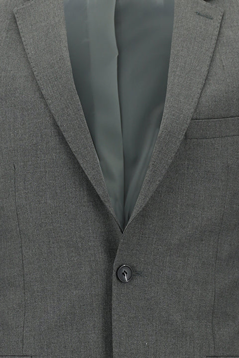 Koyu Füme 7 Drop Super Slim Fit Eksra Dar Kesim Takım Elbise