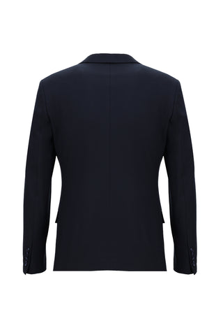 Koyu Lacivert 7 Drop Super Slim Fit Eksra Dar Kesim Takım Elbise
