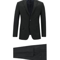 Koyu Antrasit Super Slim Fit Ekstra Dar Kesim Klasik Takım Elbise