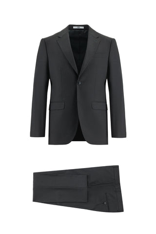 Koyu Antrasit 7 Drop Slim Fit Dar Kesim Takım Elbise