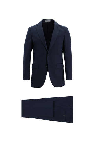 Koyu Lacivert Regular Fit Klasik Takım Elbise