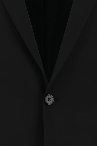 Siyah 8 Drop Long Slim Fit Uzun Dar Kesim Takım Elbise