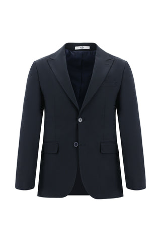 Orta Lacivert 7 Drop Super Slim Fit Eksra Dar Kesim Takım Elbise