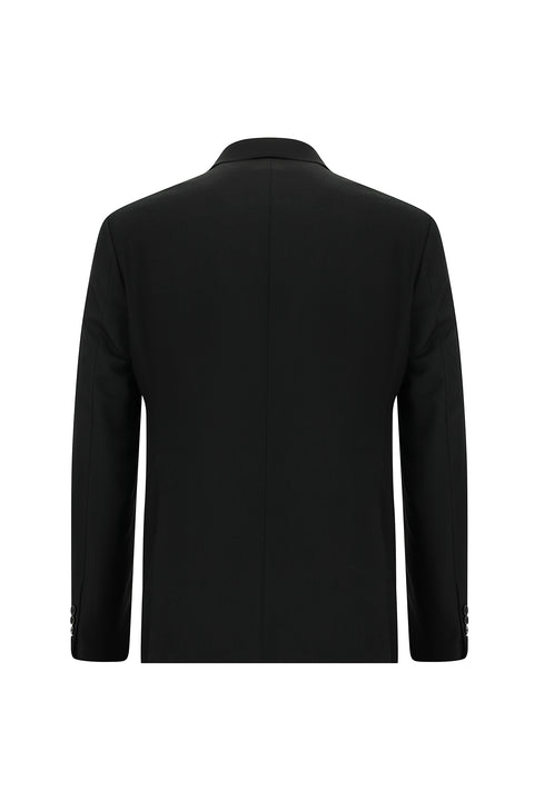 Siyah 7 Drop Slim Fit Dar Kesim Takım Elbise