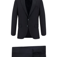 Koyu Lacivert 7 Drop Slim Fit Dar Kesim Takım Elbise