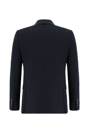 Koyu Lacivert Slim Fit Dar Kesim Klasik Takım Elbise