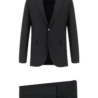 Siyah Slim Fit Dar Kesim Klasik Takım Elbise
