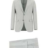 Açık Gri 7 Drop Slim Fit Dar Kesim Takım Elbise