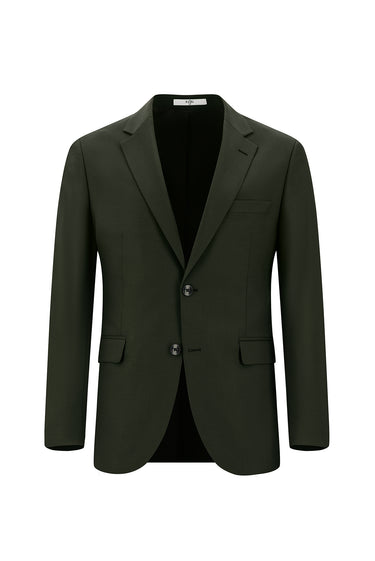 Koyu Haki Slim Fit Dar Kesim Klasik Takım Elbise