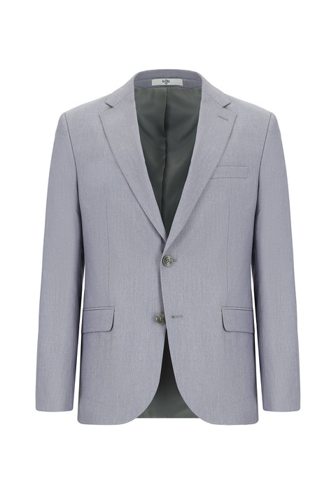 Orta Gri 7 Drop Slim Fit Dar Kesim Takım Elbise