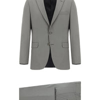 Orta Gri Relaxed Fit Rahat Kesim Klasik Takım Elbise