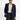 Koyu Lacivert Slim Fit Dar Kesim Beli Lastikli İpli Takım Elbise