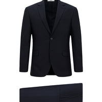 Koyu Lacivert Super Slim Fit Ekstra Dar Kesim Klasik Takım Elbise