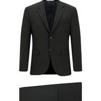 Koyu Antrasit Super Slim Fit Ekstra Dar Kesim Klasik Takım Elbise