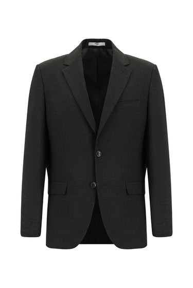 Koyu Antrasit Super Slim Fit Ekstra Dar Kesim Klasik Takım Elbise