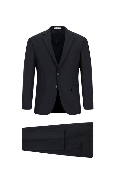 Koyu Lacivert 6 Drop Regular Fit Standart Kesim Takım Elbise