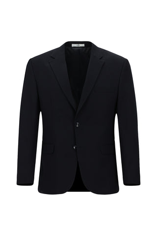 Siyah Lacivert 4 Drop Relaxed Fit Rahat Kesim Takım Elbise