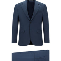 Koyu İndigo Slim Fit Dar Kesim Klasik Takım Elbise