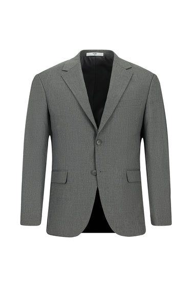 Orta Füme Slim Fit Dar Kesim Klasik Takım Elbise