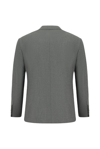 Orta Füme 7 Drop Slim Fit Dar Kesim Takım Elbise