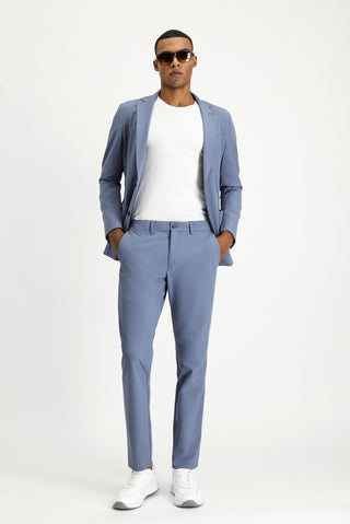 Koyu Mavi Techno-Line 7 Drop Super Slim Fit Eksra Dar Kesim Takım Elbise