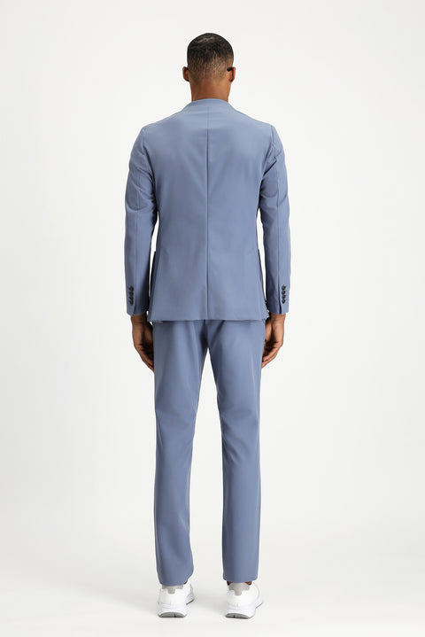 Koyu Mavi Techno-Line 7 Drop Super Slim Fit Eksra Dar Kesim Takım Elbise